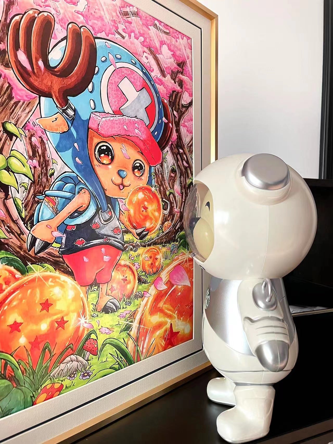 Tony tony chopper illustration drawing poster frame