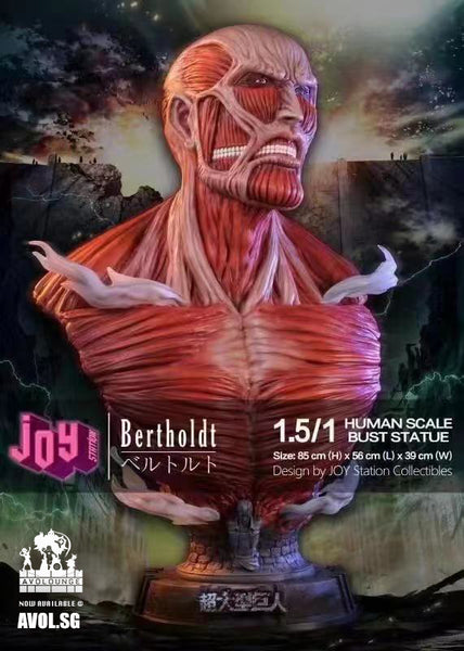 Joy Station - Colossal Titan Bertholdt Hoover [1.5/1 scale or 1/4 scale]