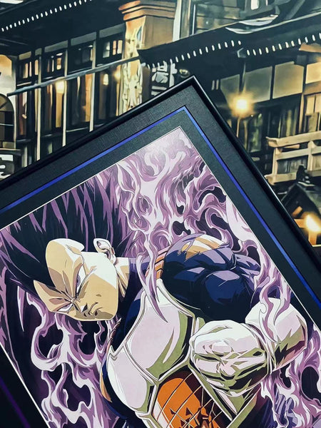 BBD X 1985 Printing Lab - Vegeta Poster Frame