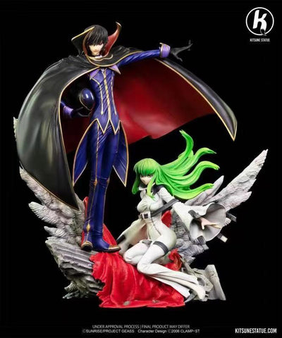 Kitsune Statue - Lelouch Lamperouge & C.C [1/6 scale]