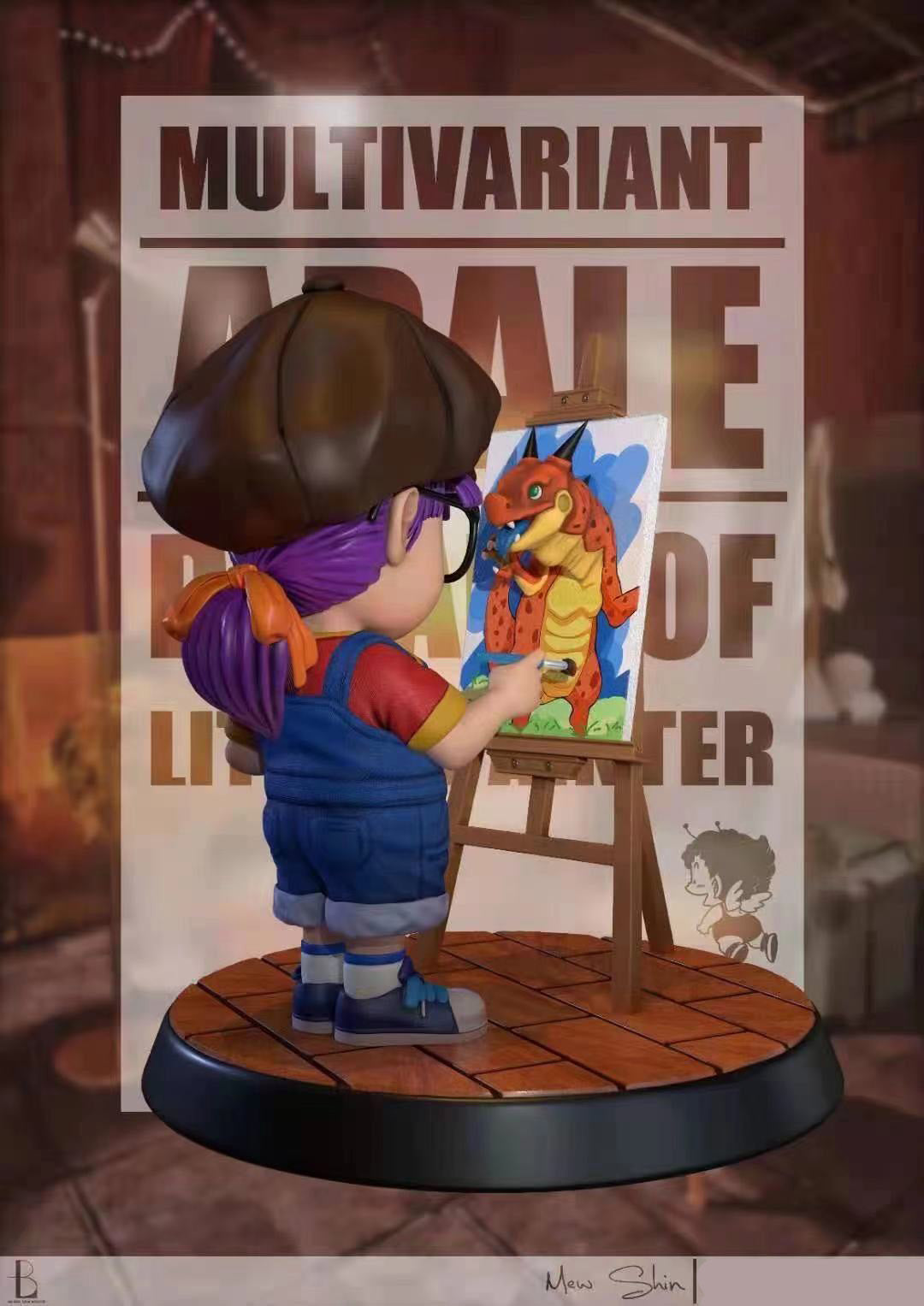  Black-Line Studio - Little painter Arale