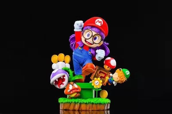 Glasses  - Arale as super Mario 