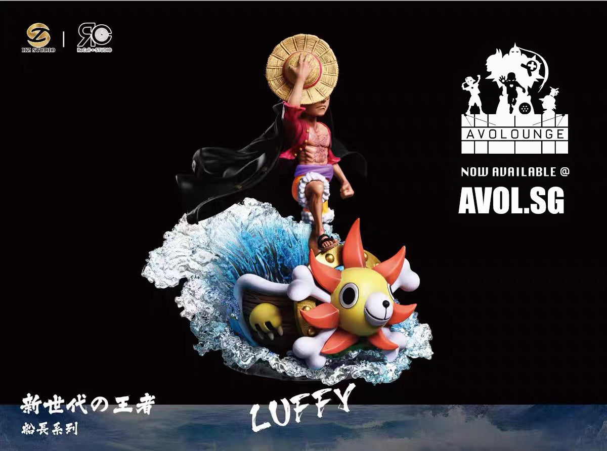 RC Studio X HZ Studio - Luffy - (Standard - Blue Base) (Deluxe - Merry Ship) 