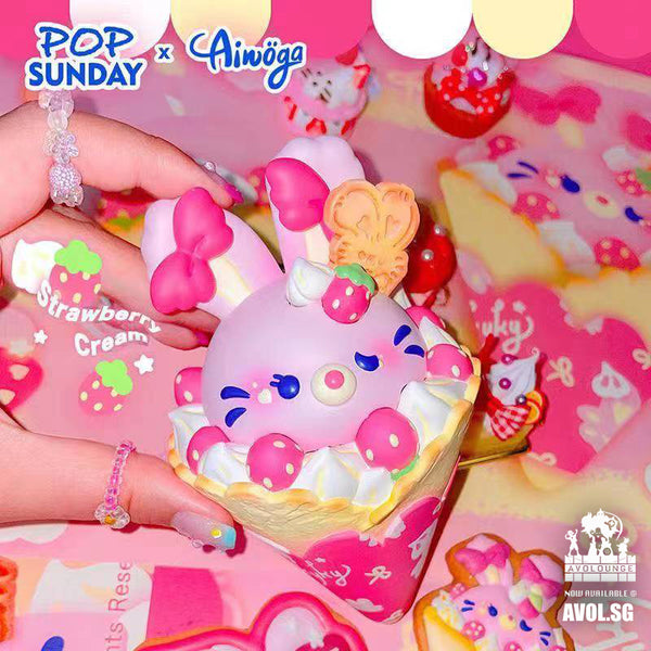 Pop Sunday X Ainoga - Strawberry Cream / Midnight Mint Mocha/ Cheery Pudding