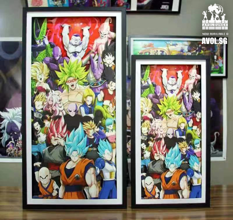 3D Art - DragonBall art frame [Small/ Large]