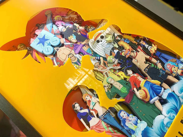  One Piece - Monkey D Luffy with Pirate Frame