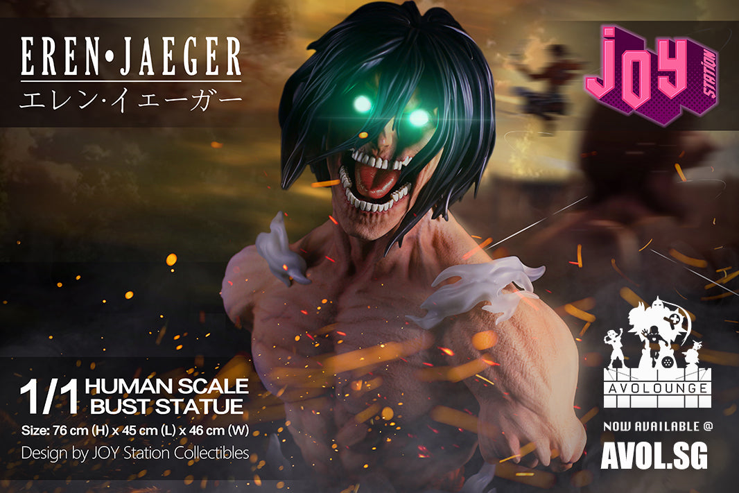 Joy Studio - Titan Eren Yeager Bust [1/1 scale or 1/4 scale]