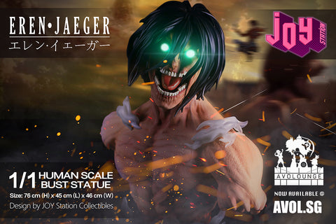 Joy Studio - Titan Eren Yeager Bust [1/1 scale or 1/4 scale]