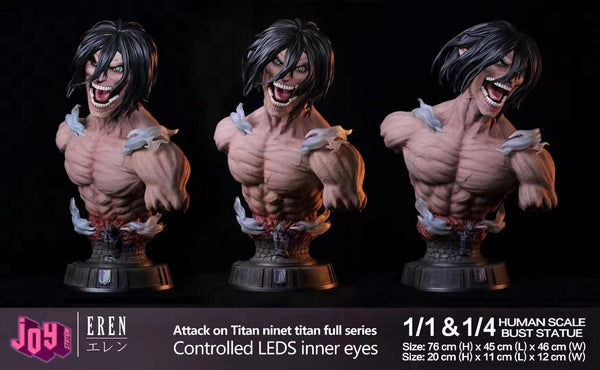 Joy Studio - Titan Eren Yeager Bust [1/1 scale or 1/4 scale]