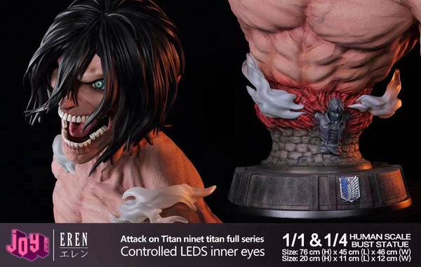 Joy Studio - Titan Eren Yeager Bust [1/1 scale or 1/4 scale]