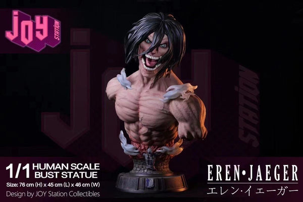 Joy Studio - Titan Eren Yeager Bust [1/1 scale or 1/4 scale]
