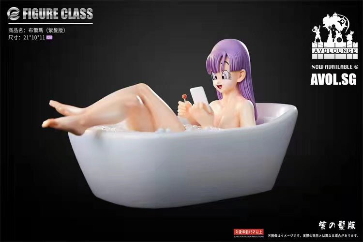 Figure Class - Bulma in Bathtub [Green / Purple]