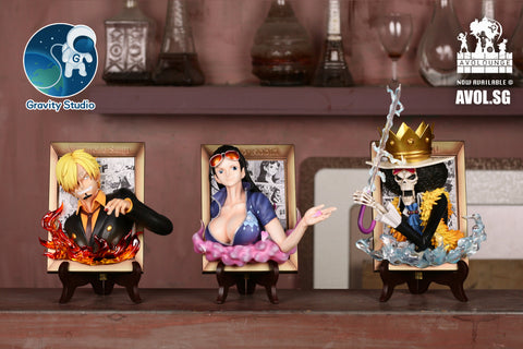 Gravity Studio -  3D Photo Frame Sanji, Robin, or Brook [6 variants] 