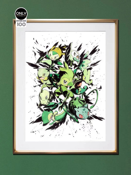  Only Mystical Art - The 8th Generation Pokemon calligraphy Chinese art 