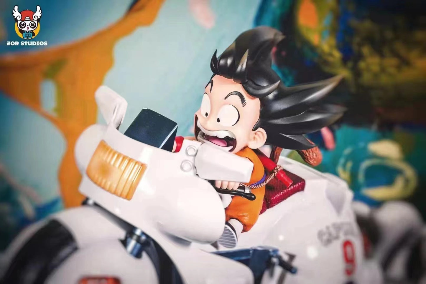 Zor Studio - Yang Son Goku on bike [Purple / Orange]