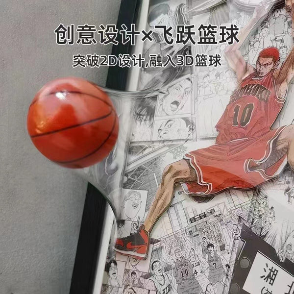 Po Ge Studio - Sakuragi Hanamichi 3D basket ball poster frame