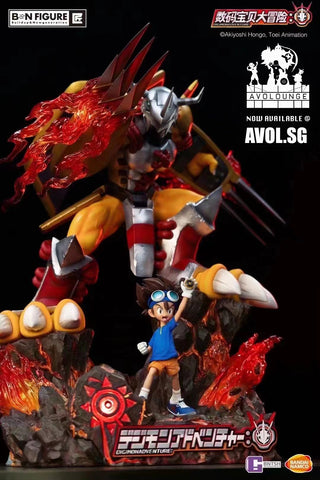 Buildup and New Generation/ B N Figure - Tai Kamiya and WarGreymon