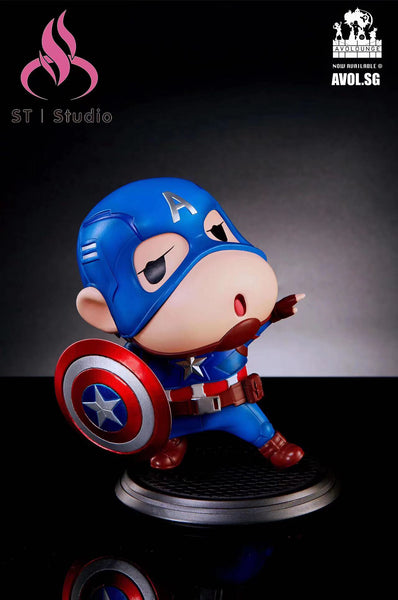 ST Studio - Crayon Shin Chan cosplay Captain American