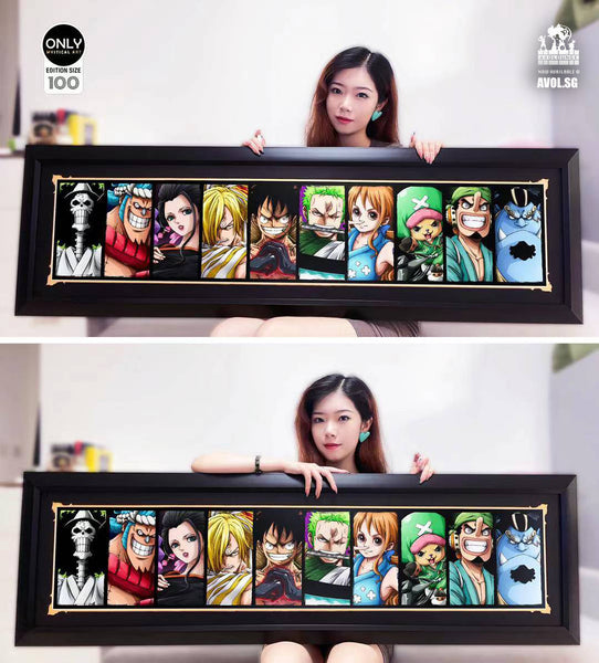 Only mystical Art - One Piece Charecter poster frame 