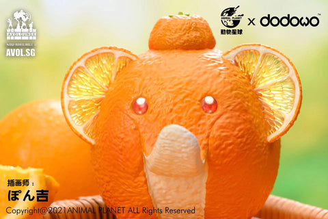 Animal Planet X Dodowo - Orange Elephant