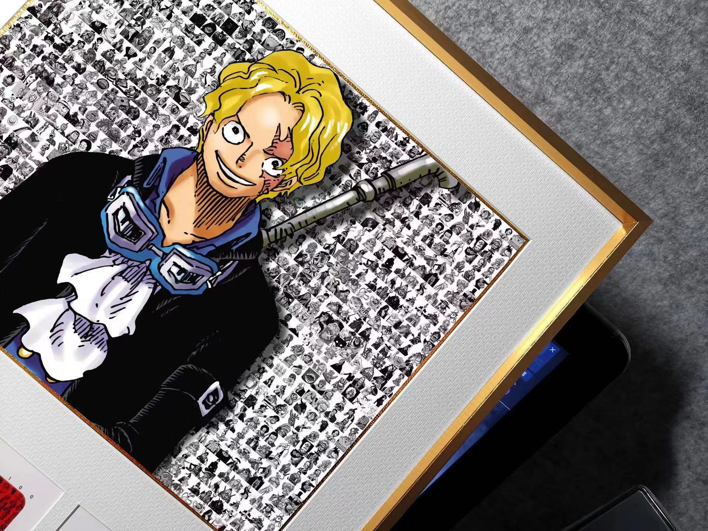 WT100 - World Top Sanji / Sabo Poster Frame