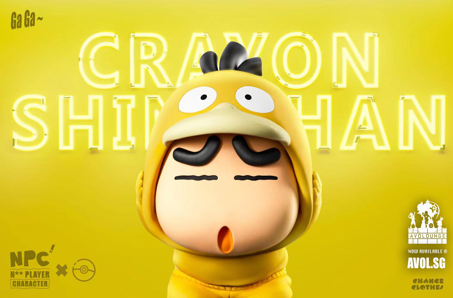 NPC Studio - Psyduck Crayon Shin Chan  