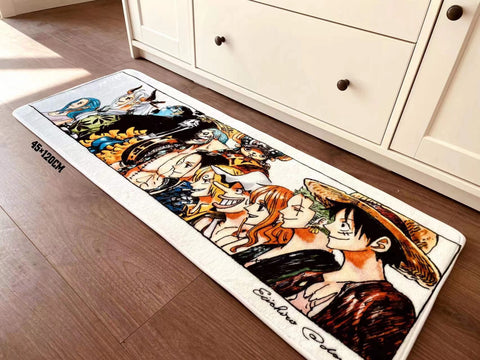 One Piece Comic Drawing Floor mat 120cm length