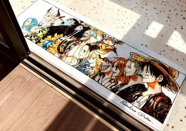 One Piece Comic Drawing Floor mat 120cm length