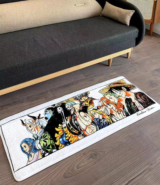 One Piece Comic Drawing Floor mat 120cm length