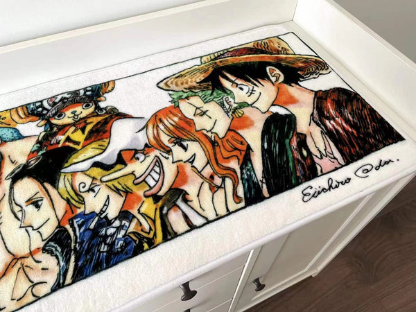 One Piece Comic Drawing Floor mat 120cm length