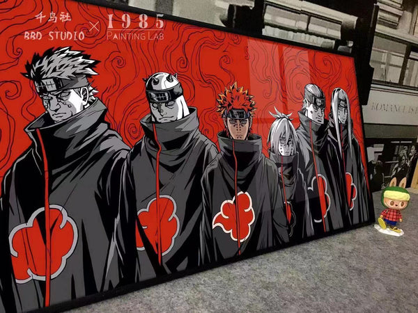 BBD Studio X 1985 Painting Lab -  Naruto poster with frame