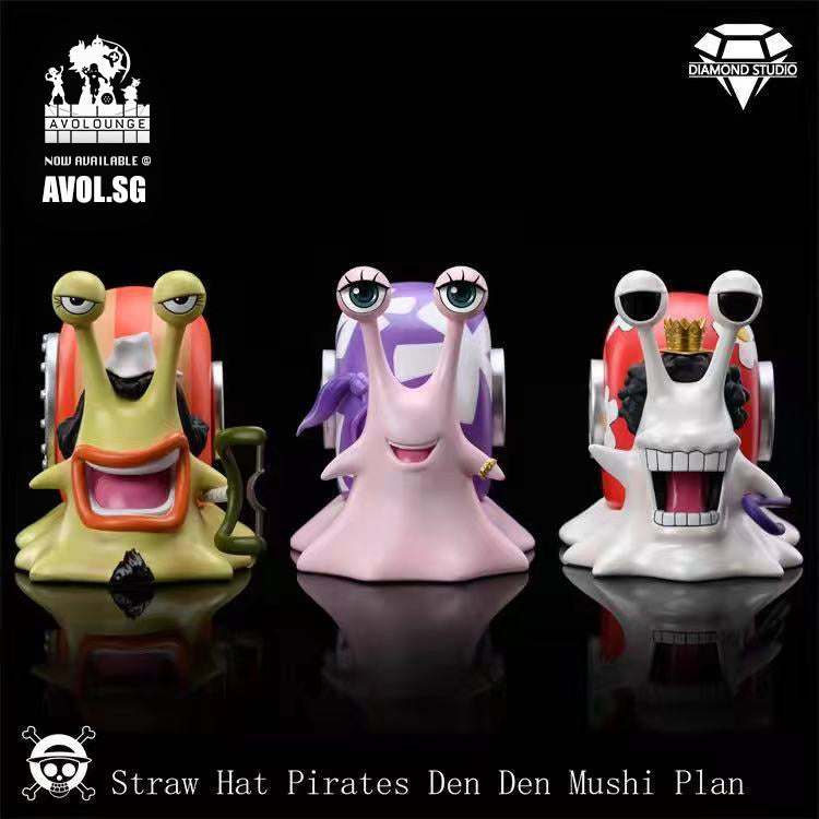 Diamond Studio - Usopp; Robin; Brook Transponder Snail [1 Set]