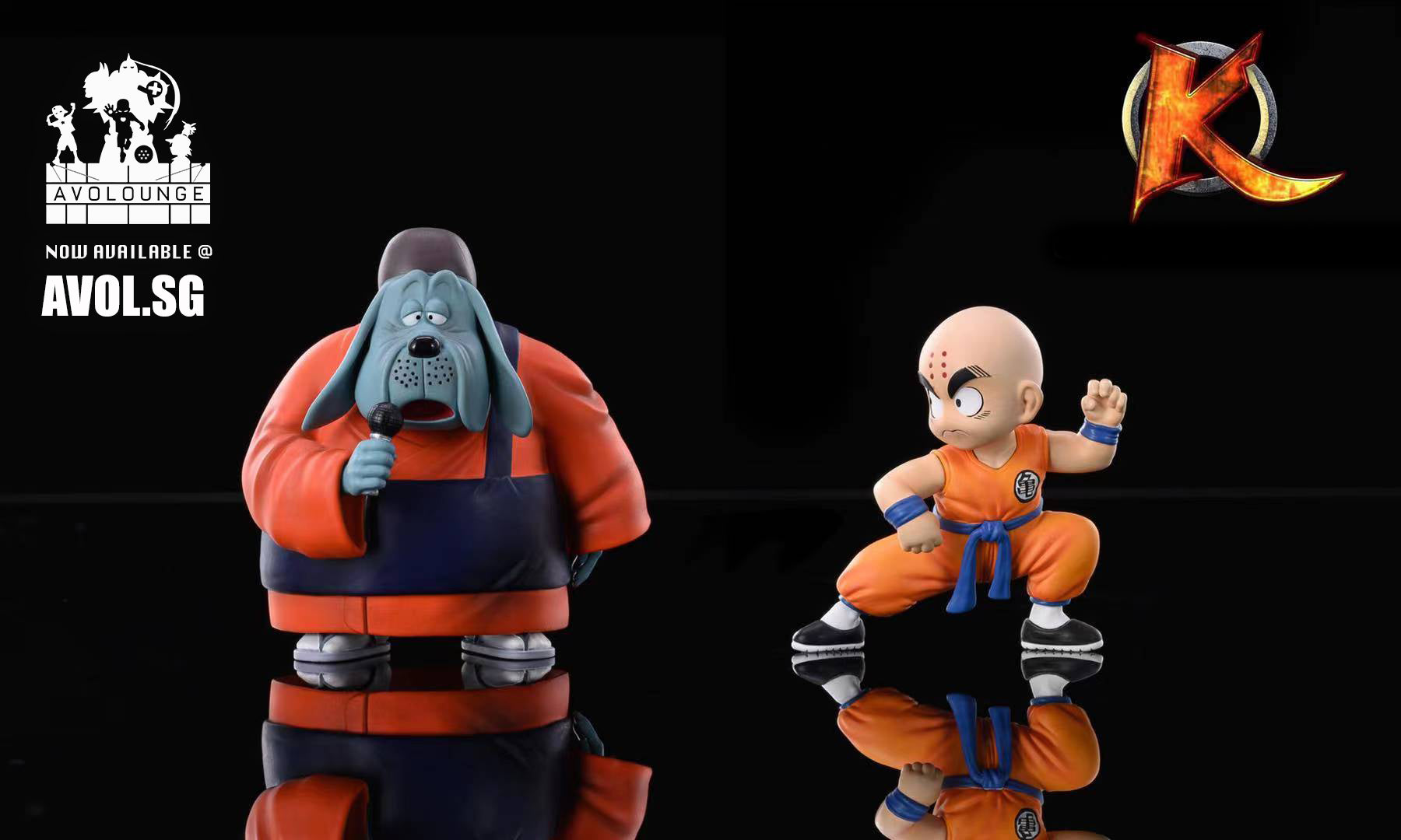 Krillin and Dog Head Curator