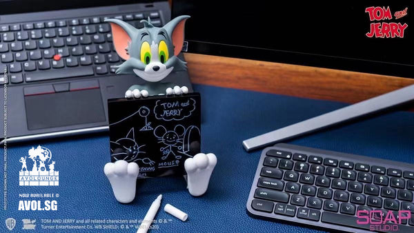 Soap Studio - Tom with Blackboard and Jerry with cheese set