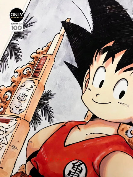 Only Mystical Art - Son Goku and Martial Art Center Photo Frame