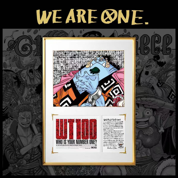 WT100 - World Top Jinbe / Brook poster Frame