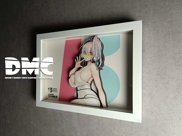 Drunky Monkey Studio - Super Sonico 3D Poster Frame [DMN-020]