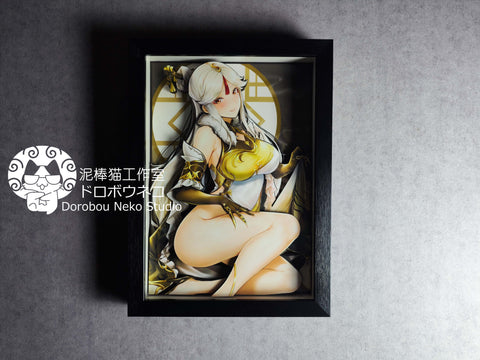 Dorobou Neko Studio - Ning Guang 3D Cast Off Poster Frame [DSRL-002]