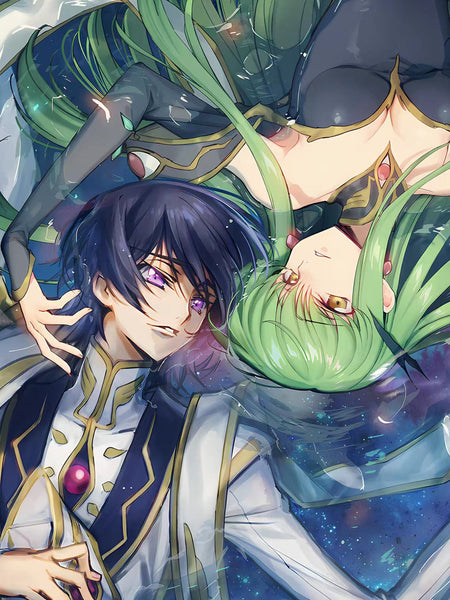 Xing Kong Studio - Lelouch Lamperouge & C.C. Poster Frame