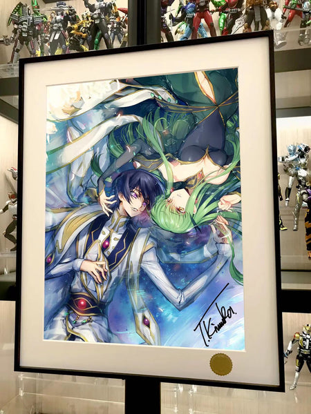 Xing Kong Studio - Lelouch Lamperouge & C.C. Poster Frame