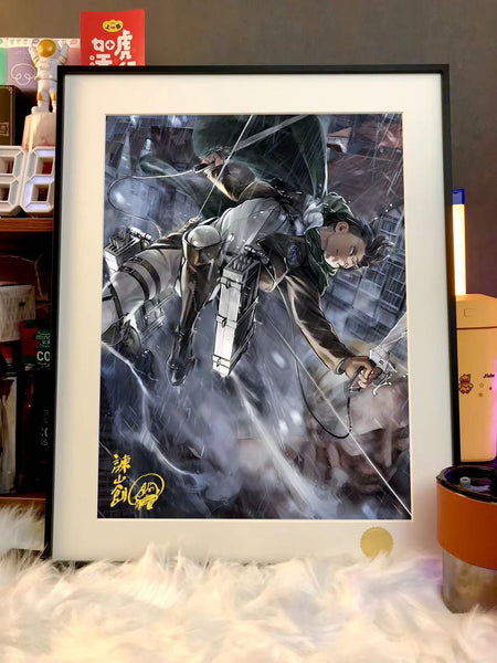 Xing Kong Studio - Levi Ackerman Poster Frame 