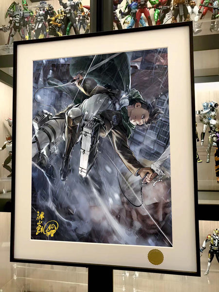 Xing Kong Studio - Levi Ackerman Poster Frame 