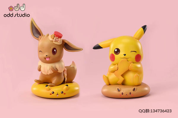 odd Studio - Sitting Eevee / Sitting Pikachu [3 Variants]