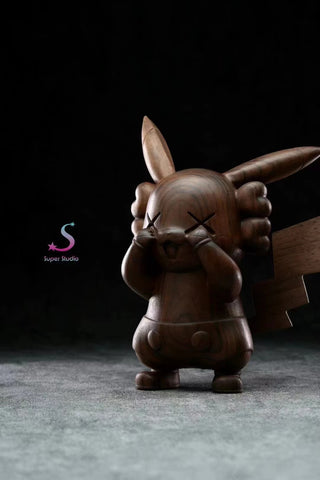 Super Studio - KAWS Pikachu 3.0 [Wood Version]