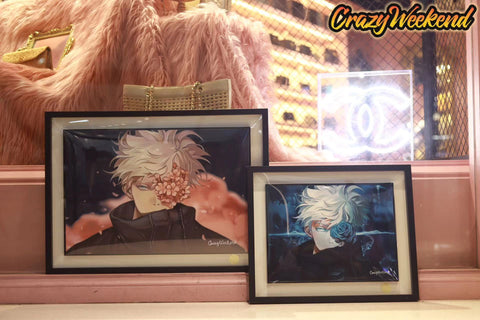 Crazy Weekend - Satoru Gojo Poster Frame [2 Variants]