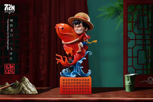 712N Studio - Monkey D Luffy With Koi Fish