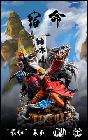 CW X Surge Studio - Namikaze Minato, Uzumaki Naruto & Jiraiya [1/7 scale]