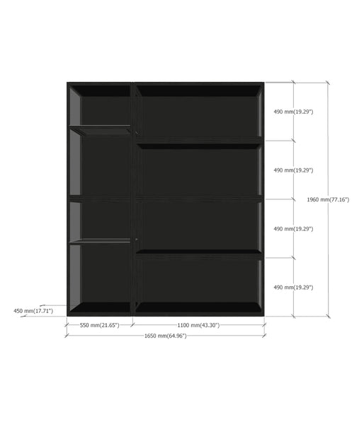 ModuCase - SIXTH Series SX1604 Display Case 