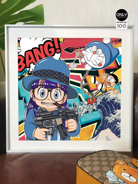Mystical Art-Gang Boss Dr. Slump Poster Frame