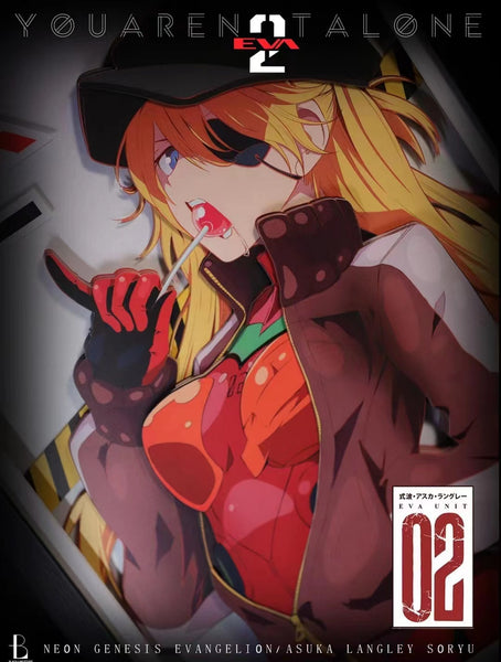 Black Line Studio-Soryu Asuka Langley Cast Off Poster Frame